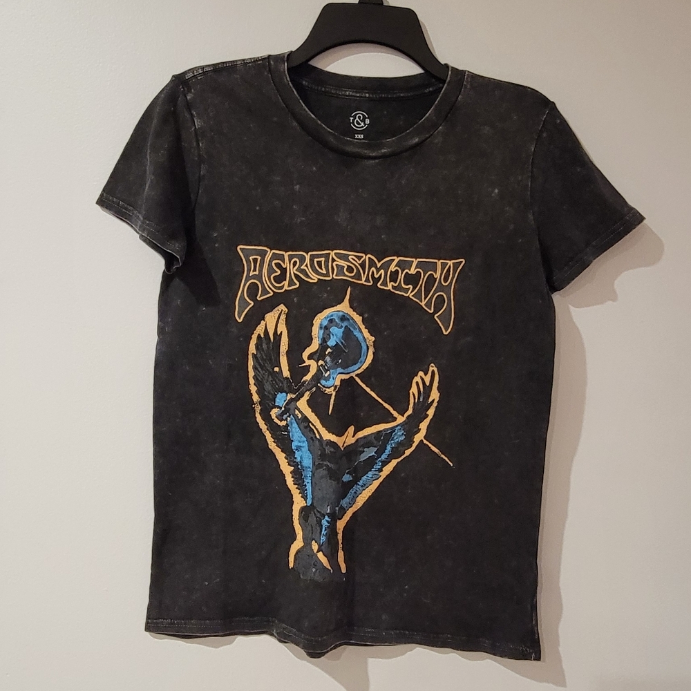 Treasure & Bond Aerosmith Band Graphic Tee Size XXS